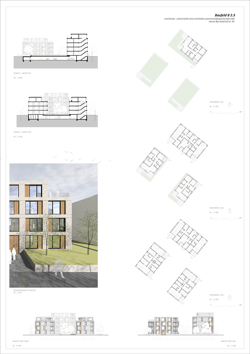 Neue Stadtmitte Rheinstetten Baufeld B 2.3