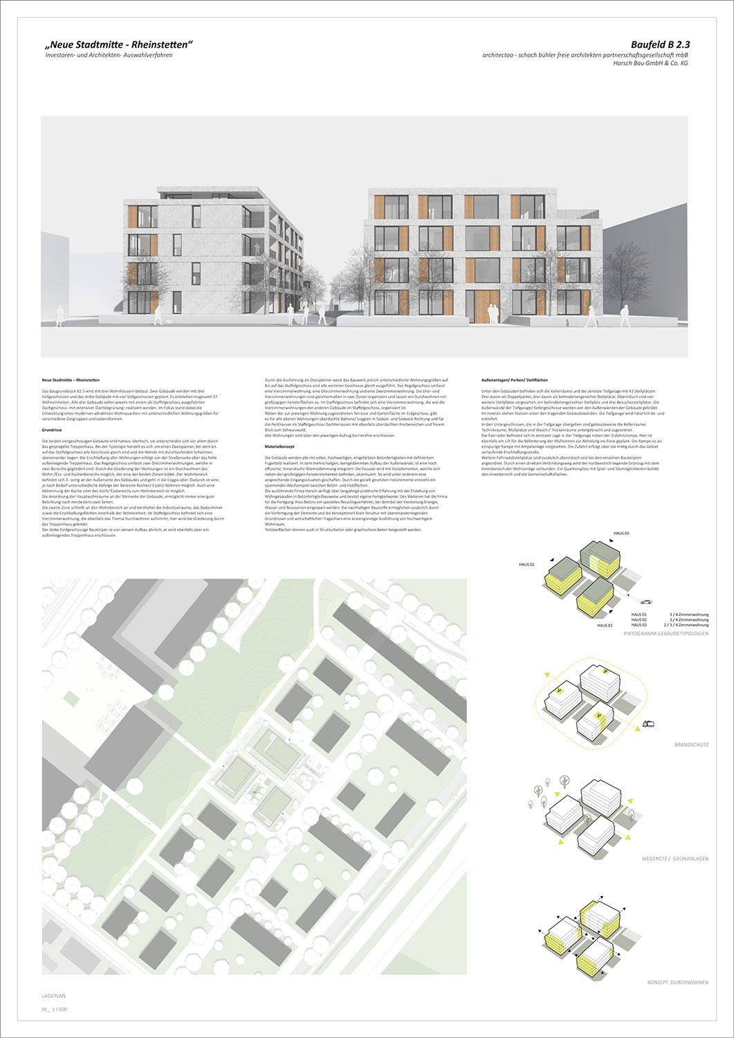 Neue Stadtmitte Rheinstetten Baufeld B 2.3