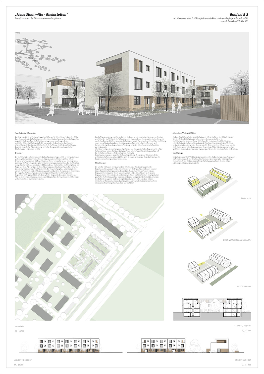 Neue Stadtmitte Rheinstetten Baufeld B 3